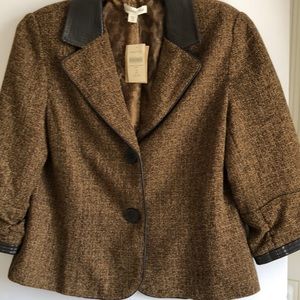 NWT Coldwater Creek  Brown Blazer